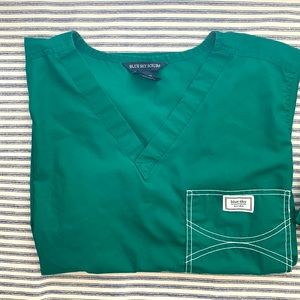 Blue Sky XS scrub set hunter green